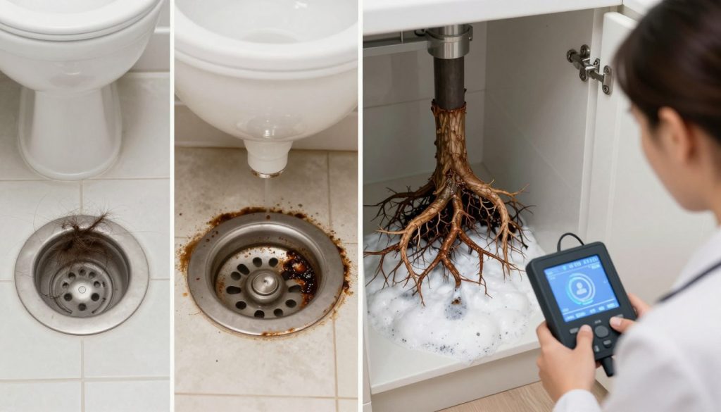 Common drain clogs found in Helotes Texas homes