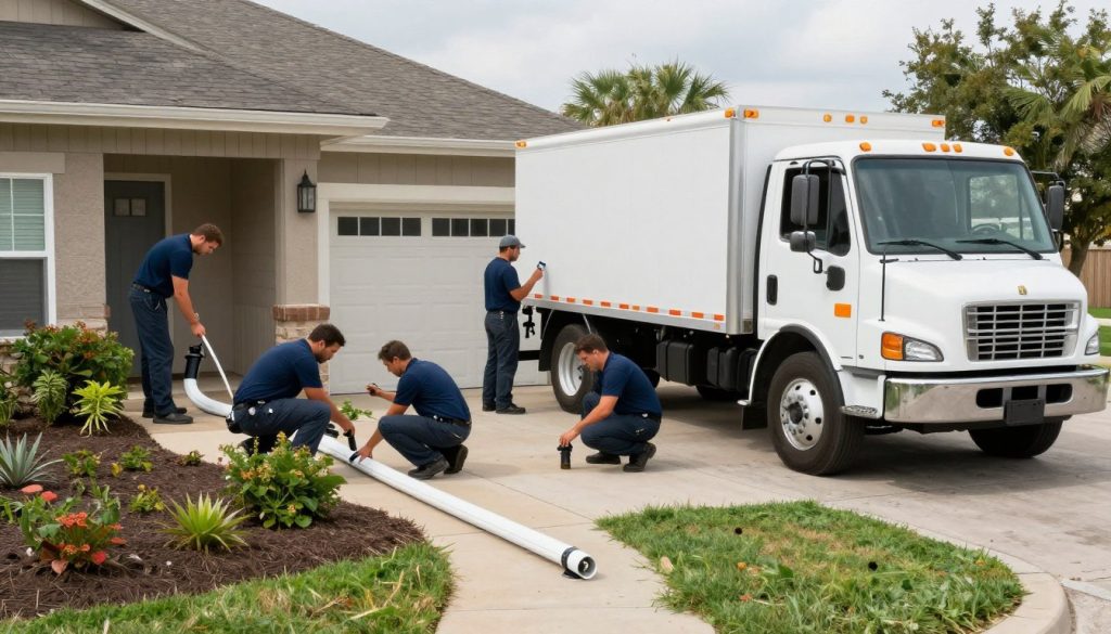 Complete residential drain service in Helotes property