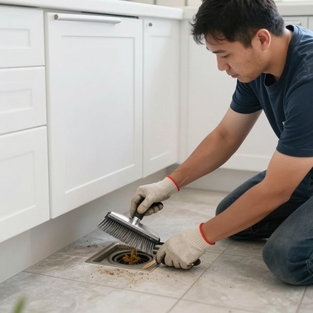 Efficient drain cleaning during same day service