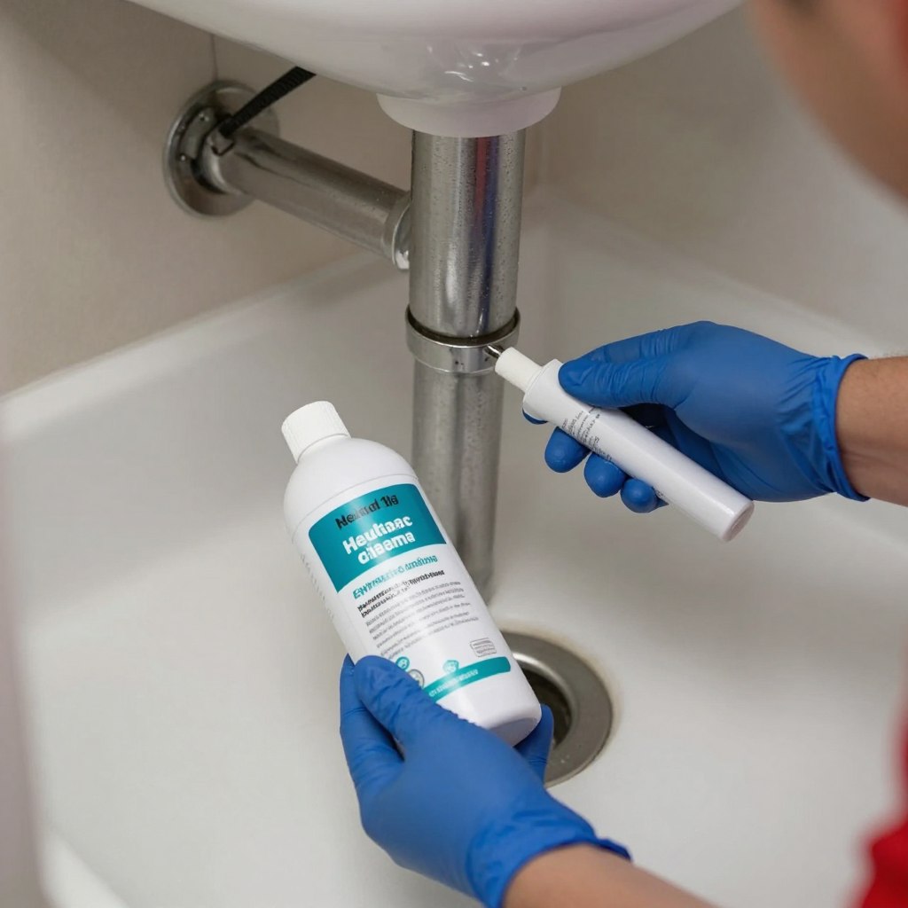 Enzymatic drain treatment application