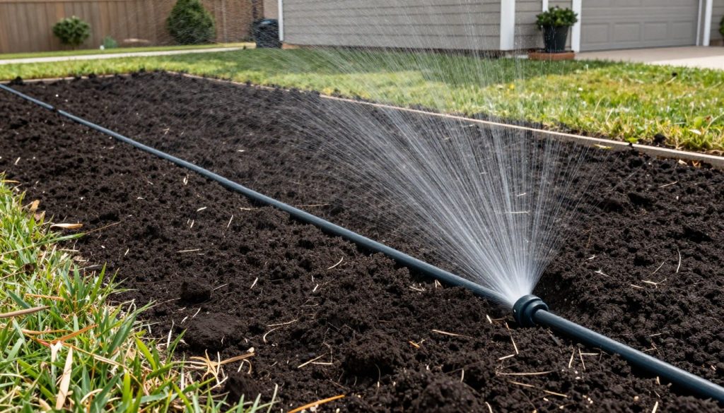 Foundation watering system helping stabilize clay soil in Helotes