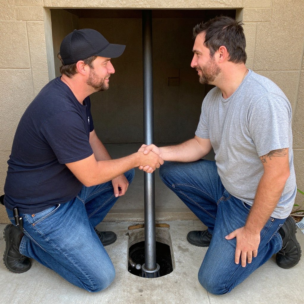 Homeowner satisfied with same day service completion