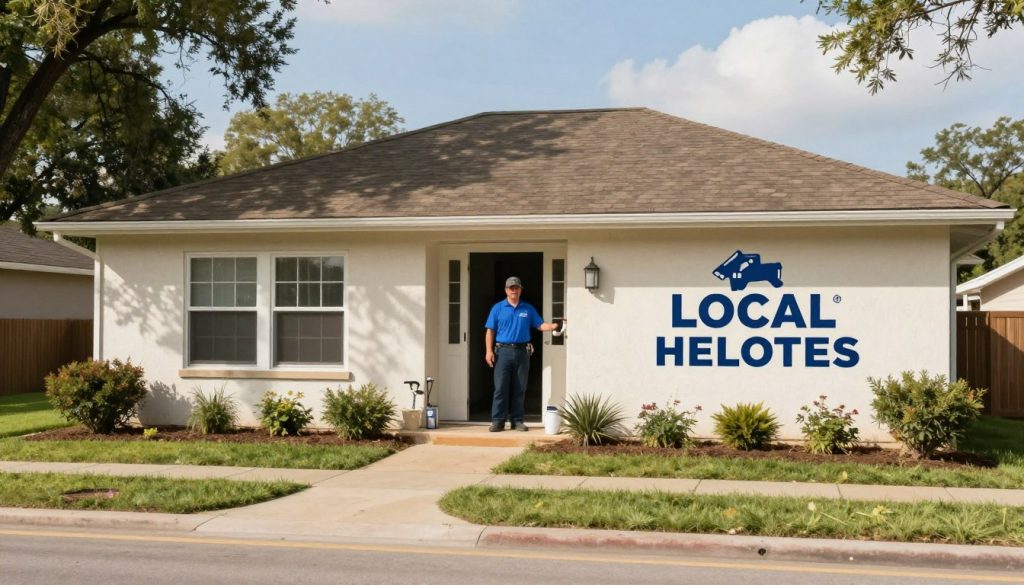 Local Helotes drain cleaning service provider at work