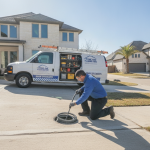 Professional drain cleaning service in Stone Oak San Antonio residential area