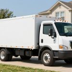 Professional drain cleaning service truck in Helotes Texas driveway
