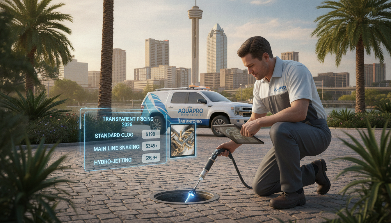 drain cleaning San Antonio cost 2026