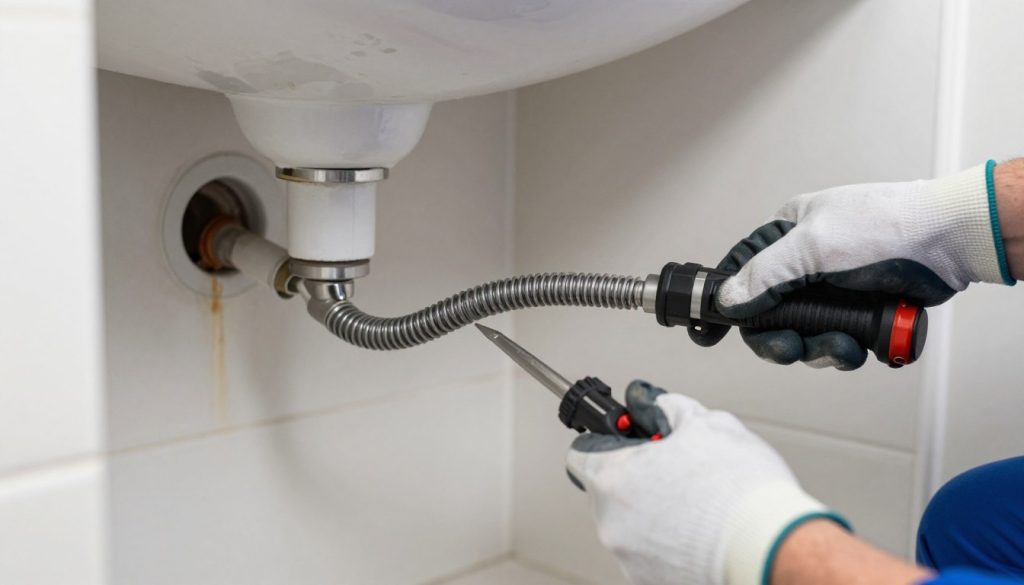 drain snaking