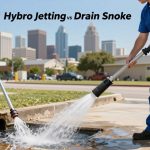 hydro jetting vs drain snake San Antonio